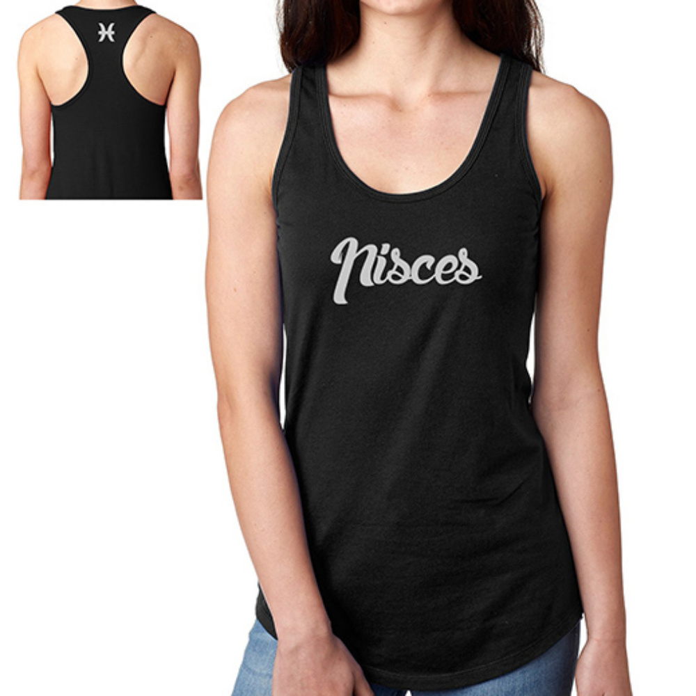 PISCES Zodiac Racerback Tank